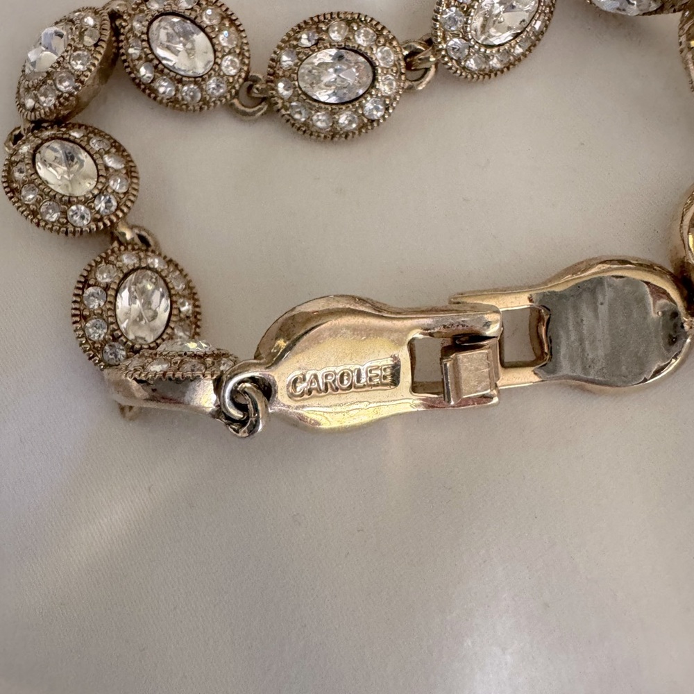 Carolee Gold and Crystal Bracelet
